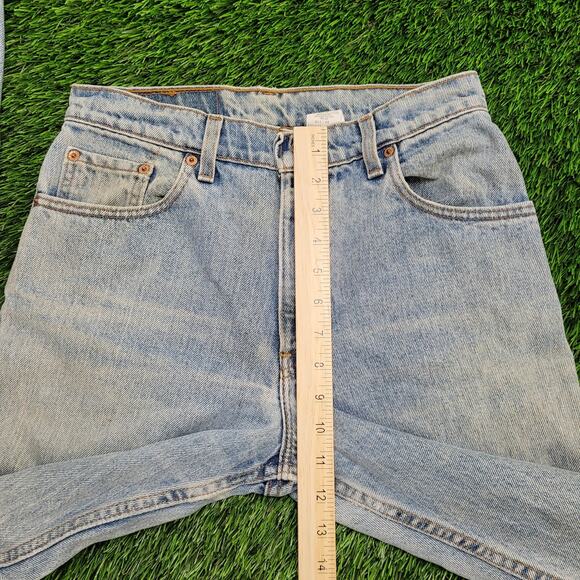 Vintage LEVIS 550 High-Waist Baggy Jeans Womens 4/5 28x31 USA Made - Picture 11 of 16